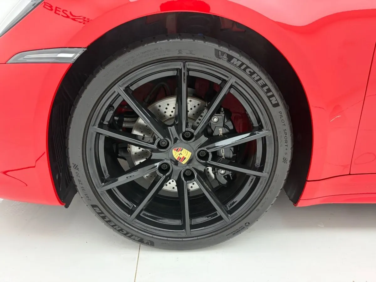 Porsche 911 Convertible, Petrol, 2023, Red