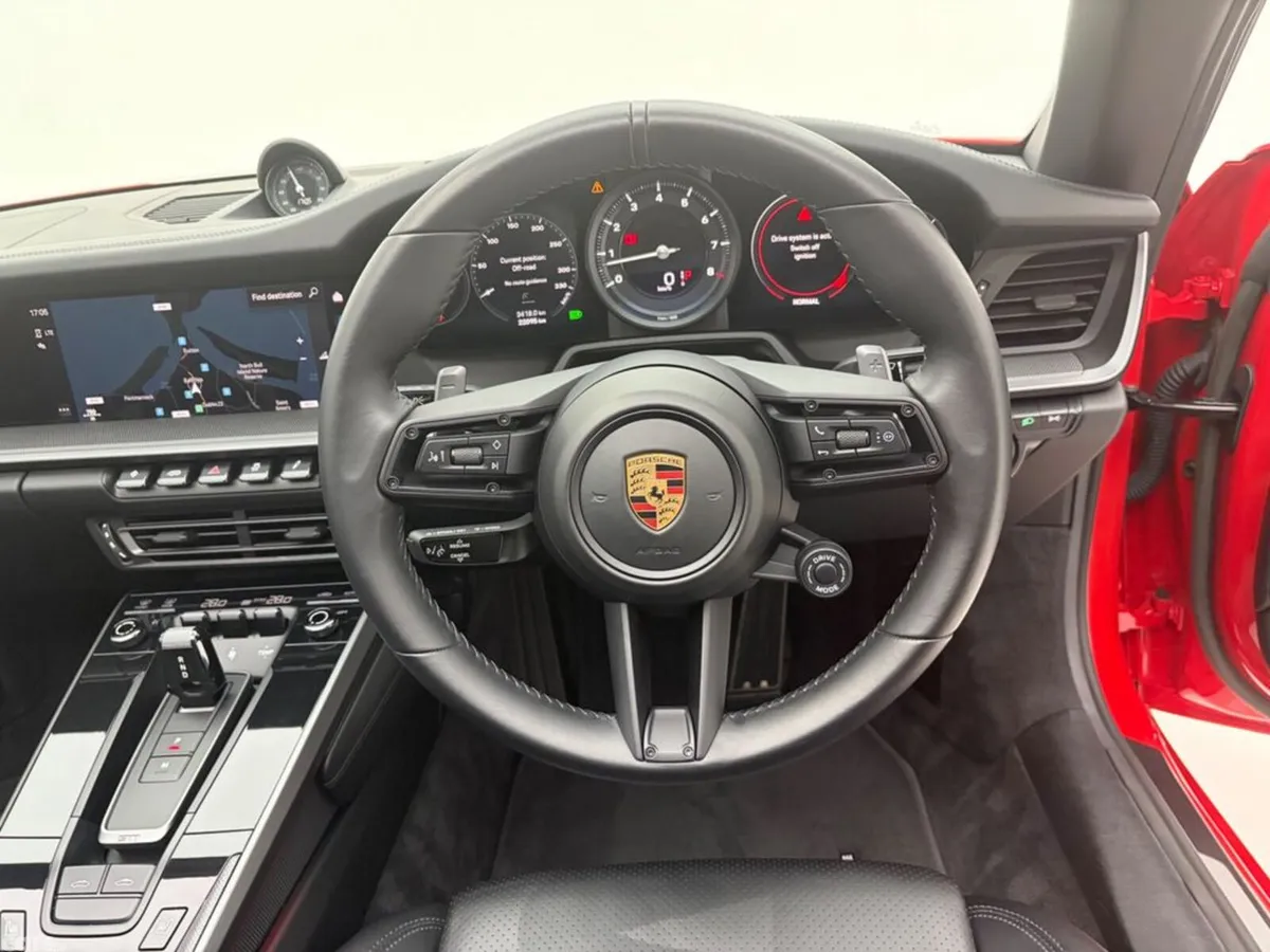 Porsche 911 Convertible, Petrol, 2023, Red