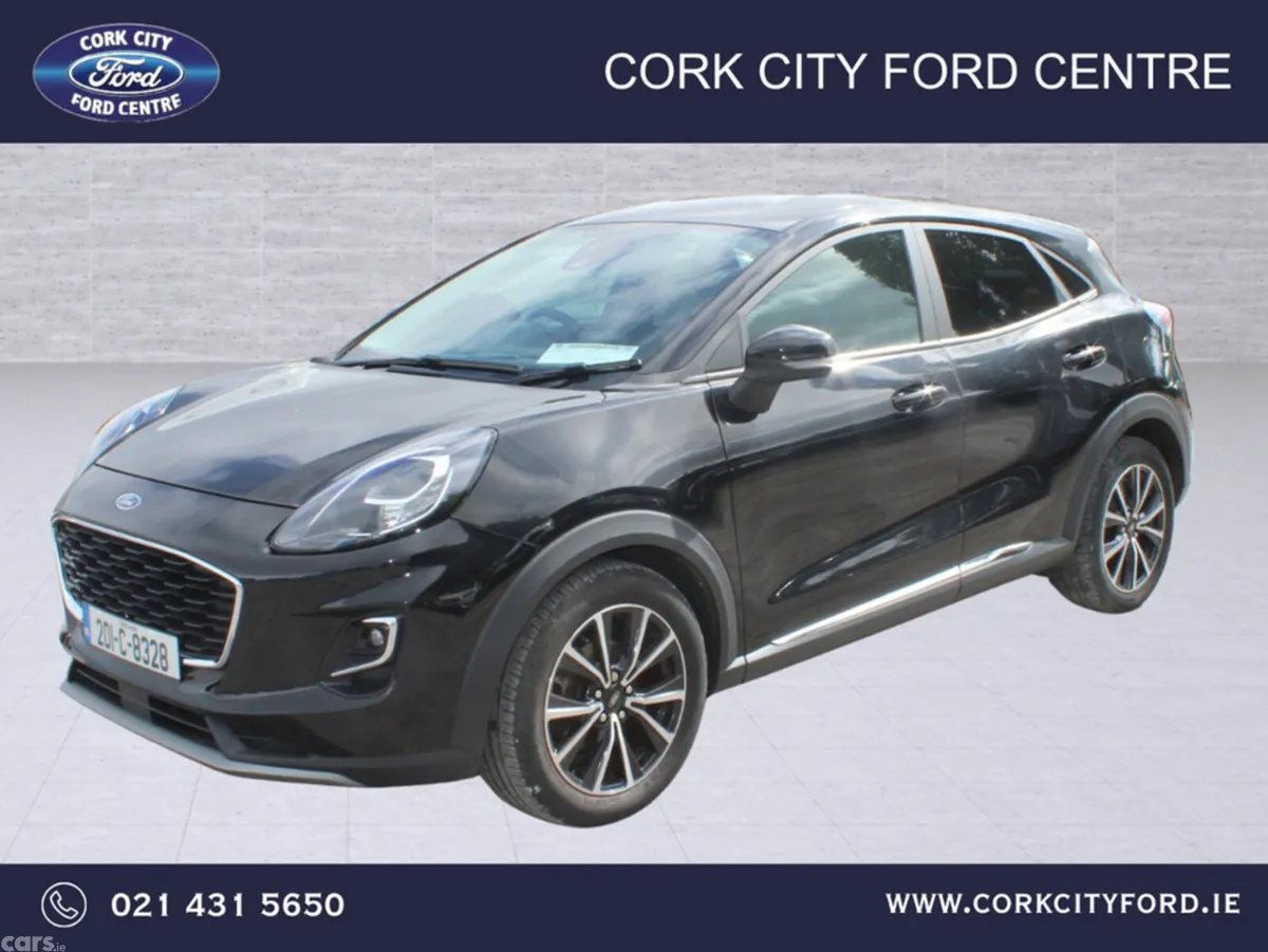 Ford Puma MPV, Petrol Hybrid, 2020, Black