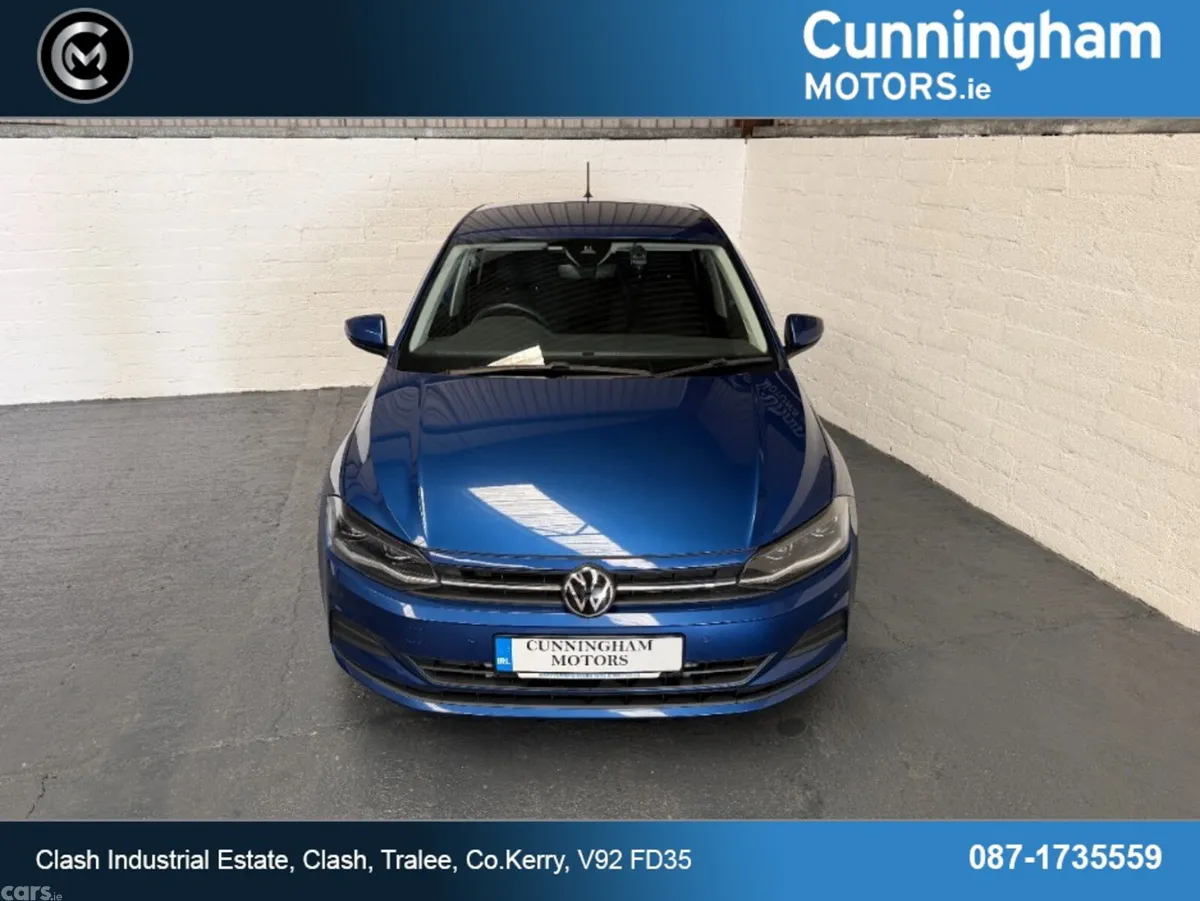 Volkswagen Polo Hatchback, Petrol, 2021, Blue