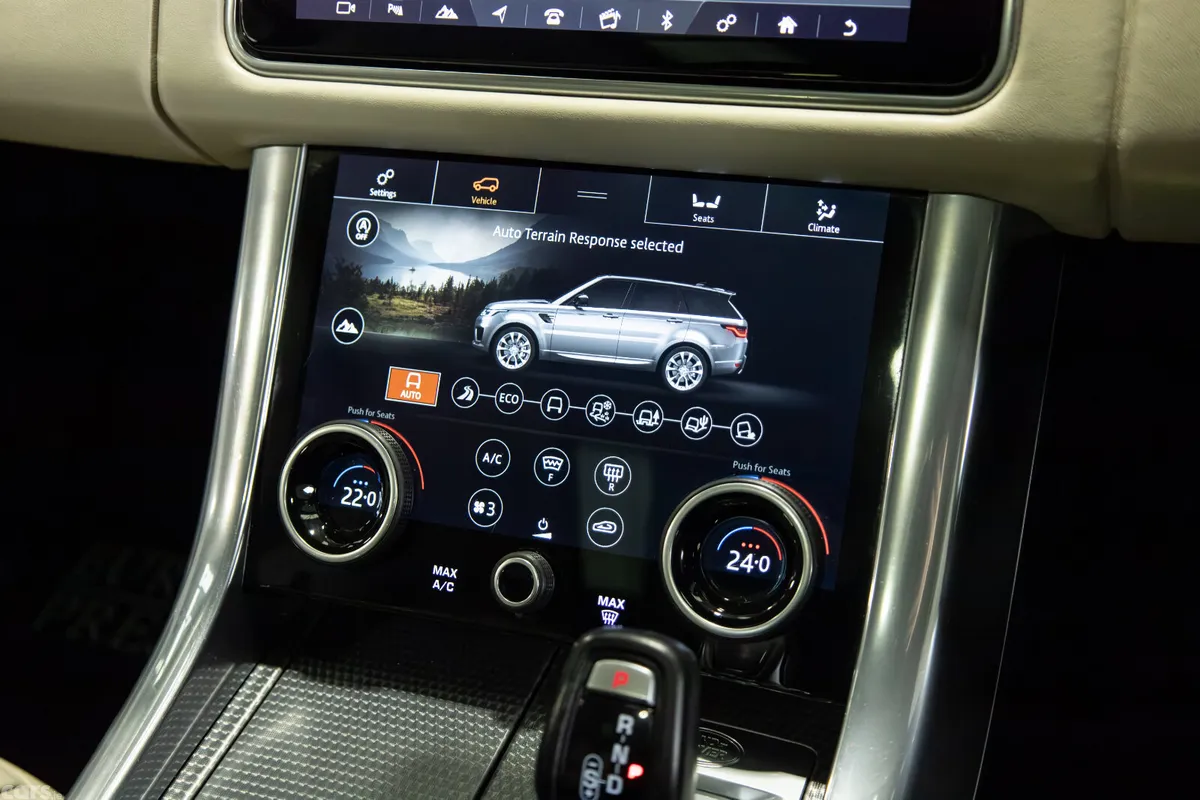 Land Rover Range Rover Sport SUV, Petrol Plug-in Hybrid, 2020, Black