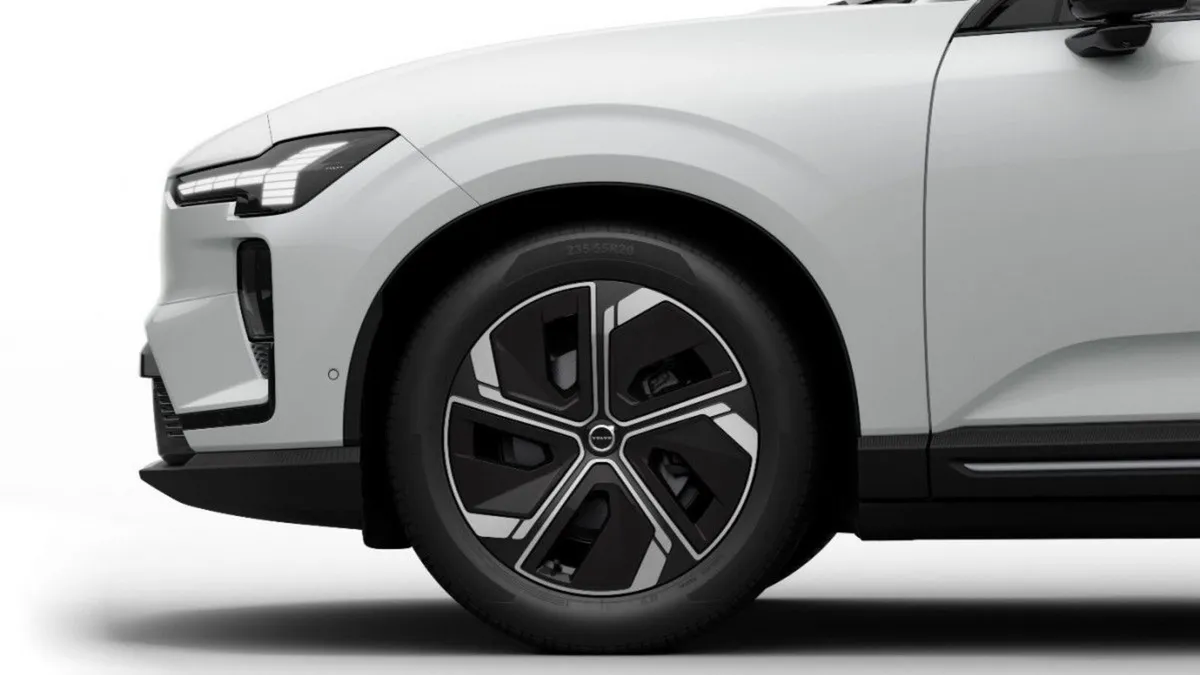 Volvo EX60 SUV, Electric, 2027, White
