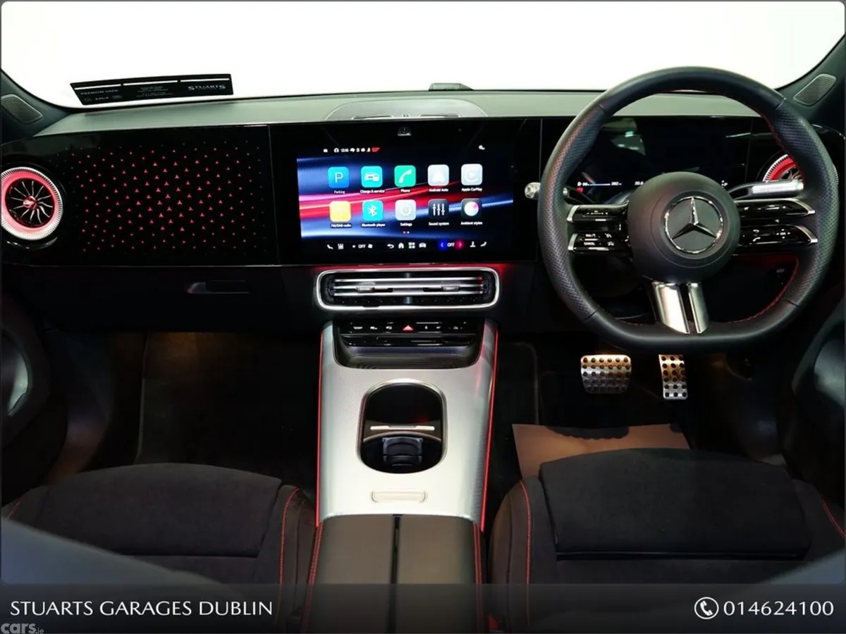 Mercedes-Benz CLA Saloon, Electric, 2026, Red