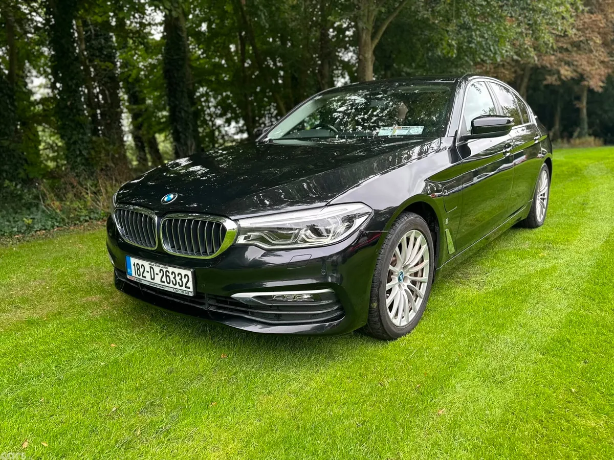 BMW 5-Series Saloon, Petrol Plug-in Hybrid, 2018, Black