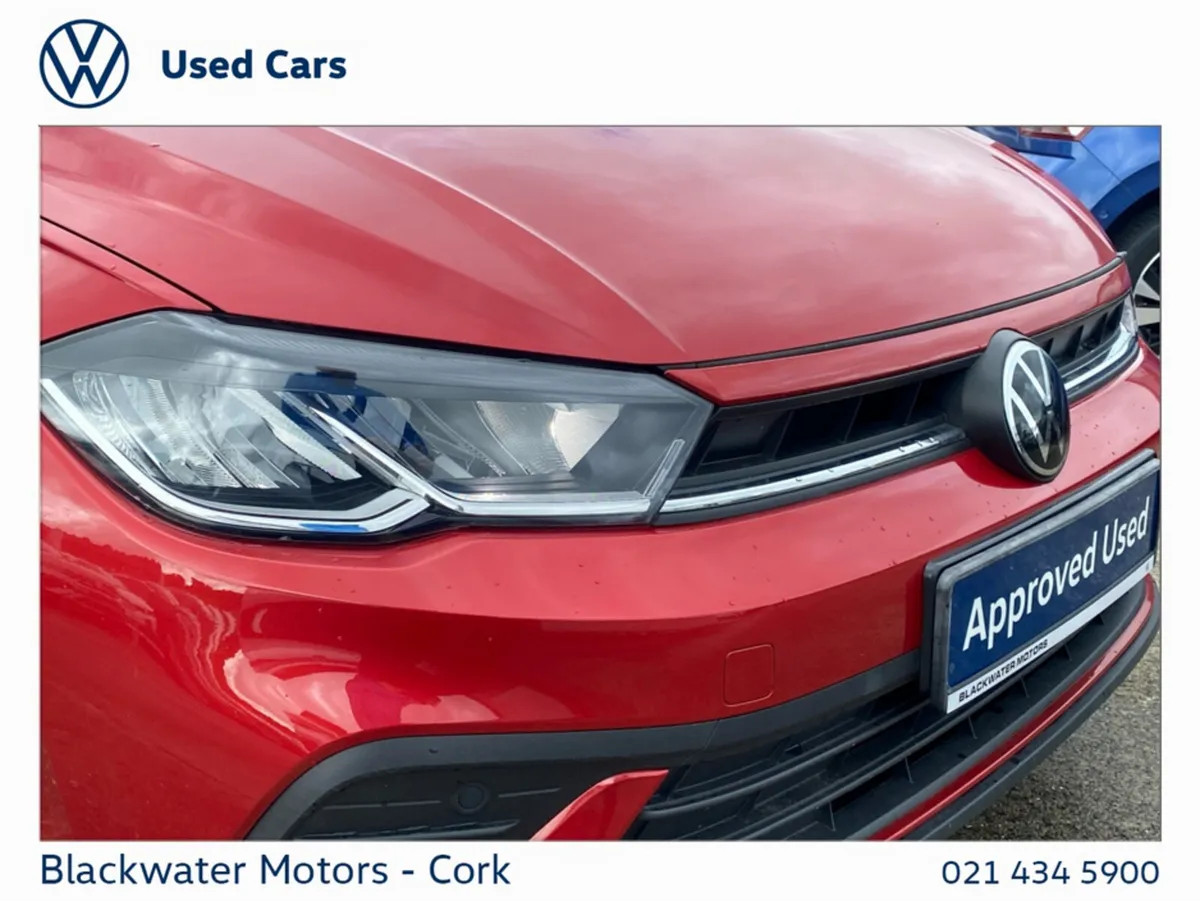 Volkswagen Polo Hatchback, Petrol, 2023, Red