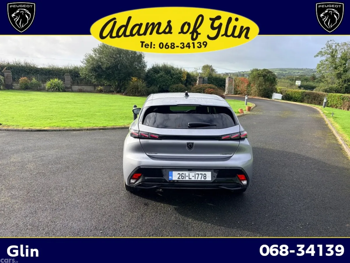 Peugeot 308 Hatchback, Petrol Hybrid, 2026, Grey