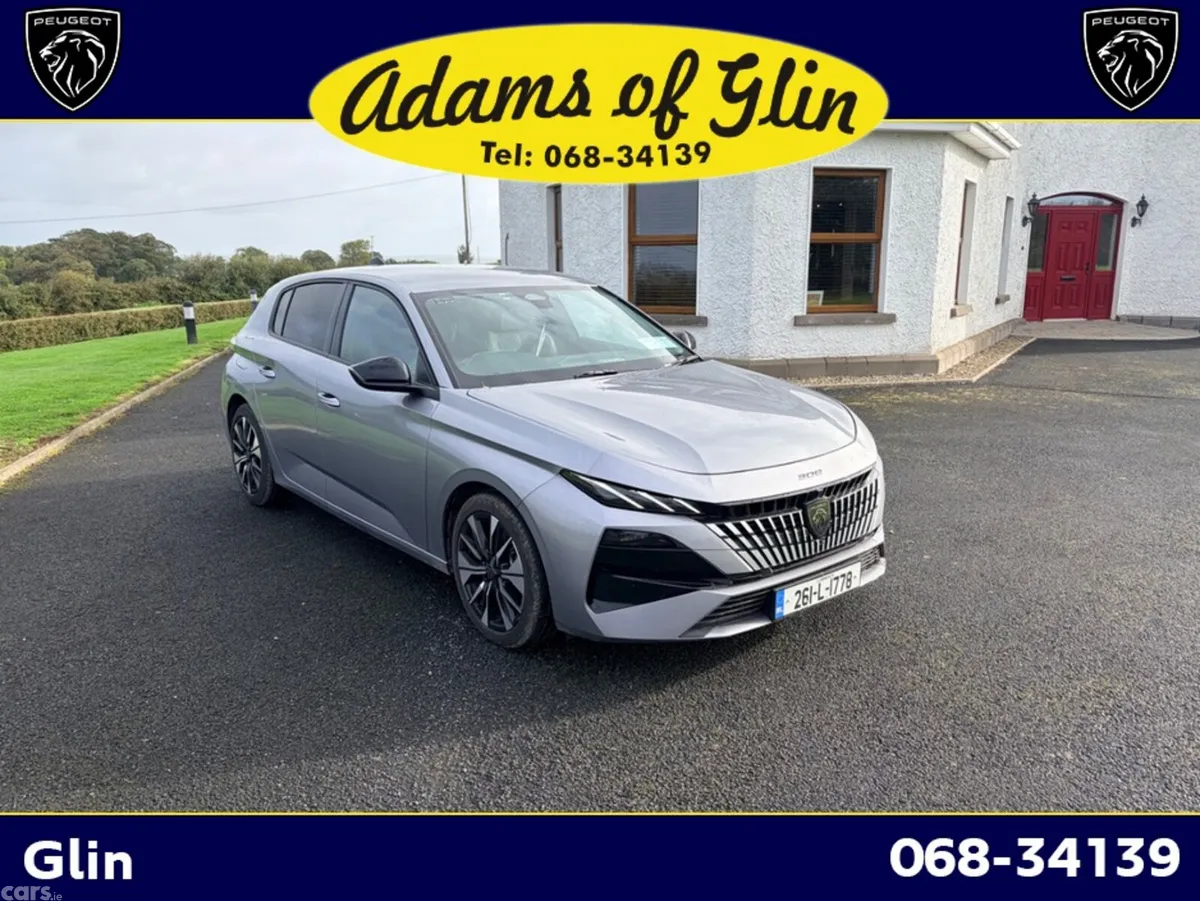 Peugeot 308 Hatchback, Petrol Hybrid, 2026, Grey