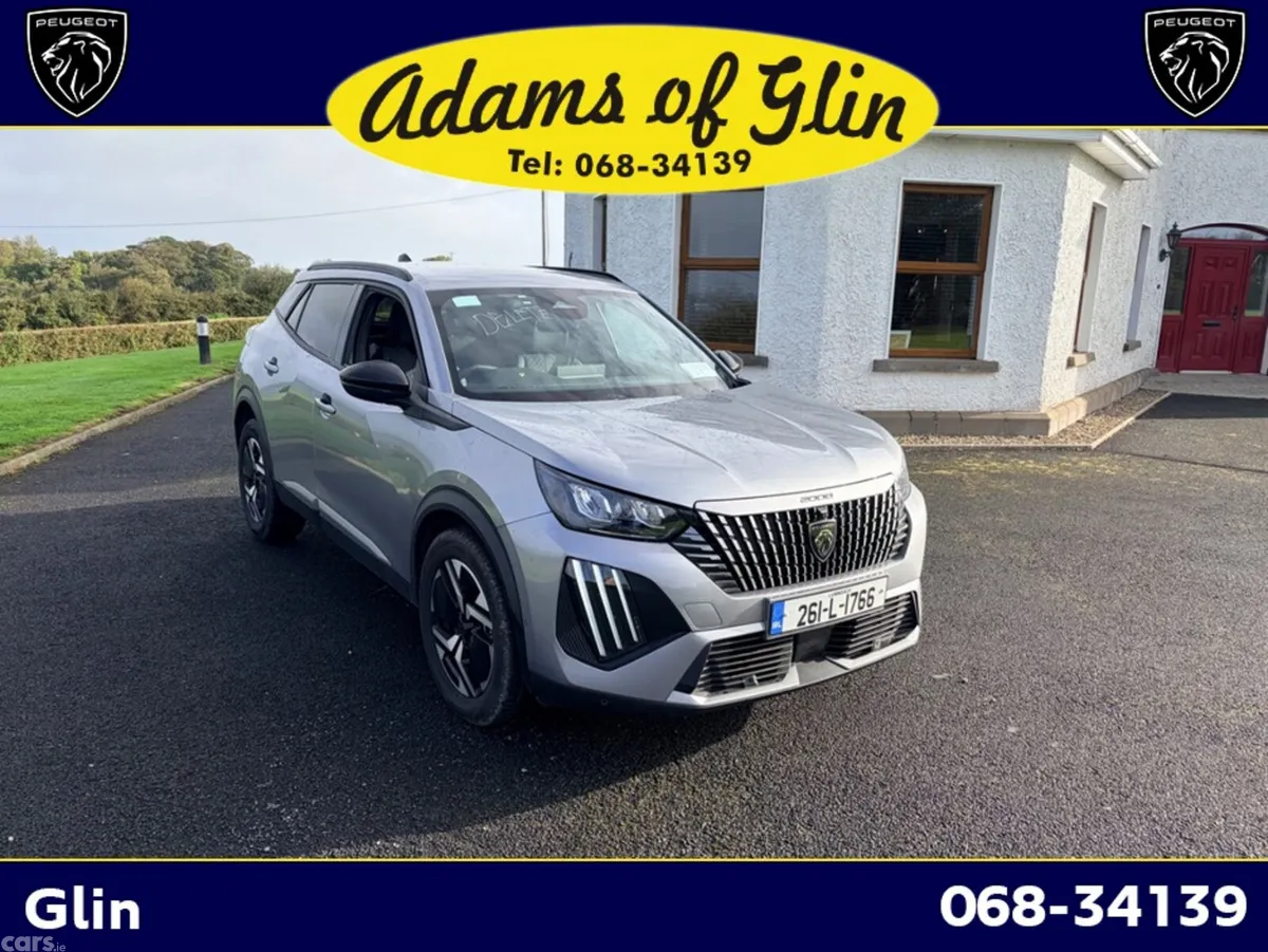 Peugeot 2008 SUV, Petrol Hybrid, 2026, Grey