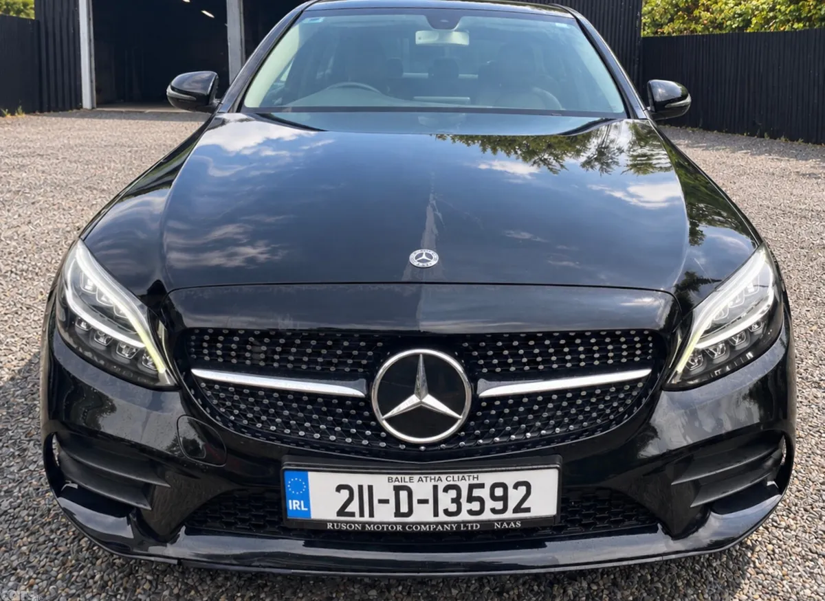 Mercedes-Benz C-Class Saloon, Petrol Hybrid, 2021, Black