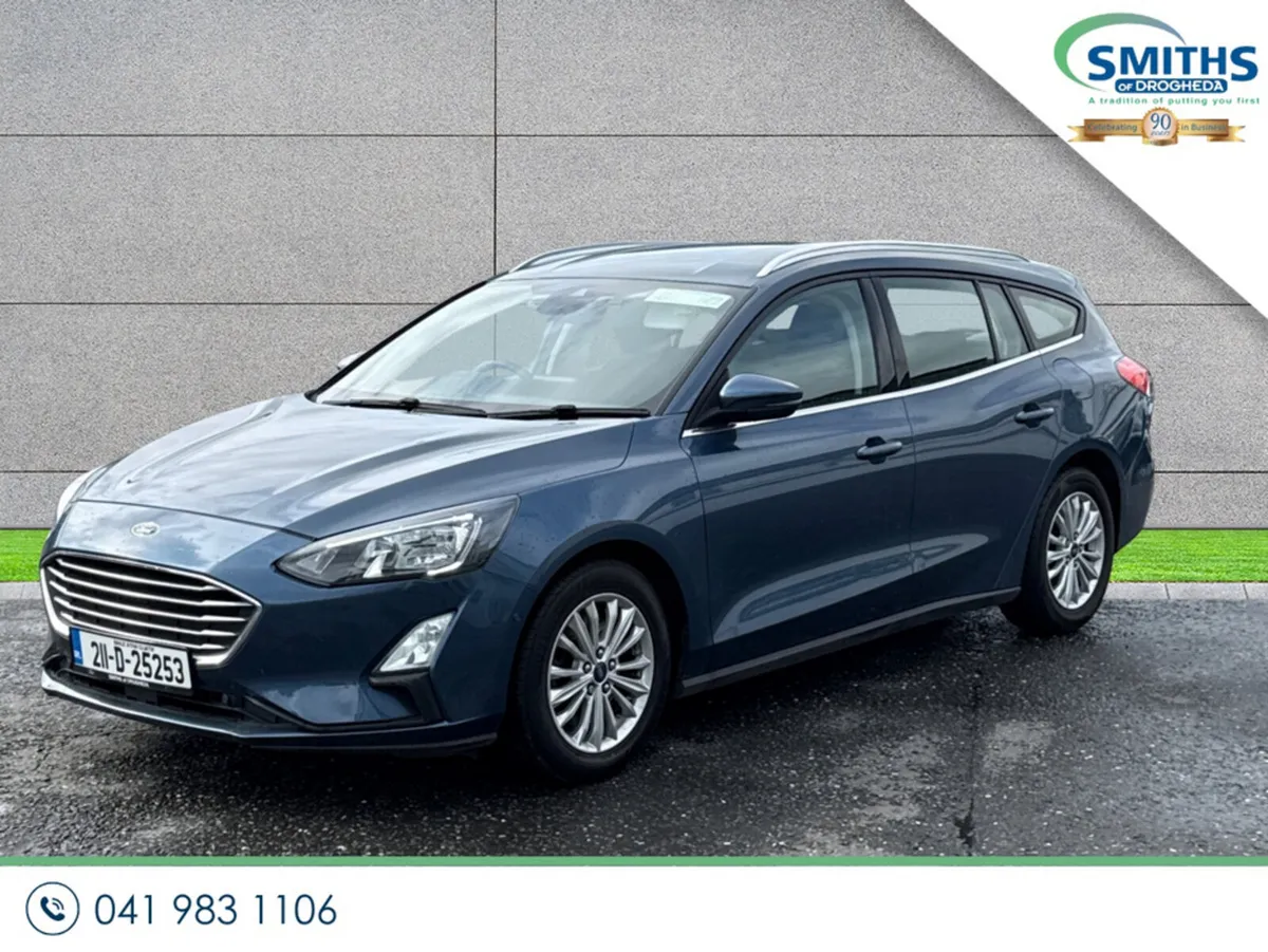 Ford Focus Estate, Petrol Hybrid, 2021, Blue