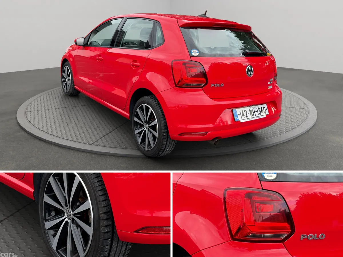 Volkswagen Polo Hatchback, Petrol, 2014, Red