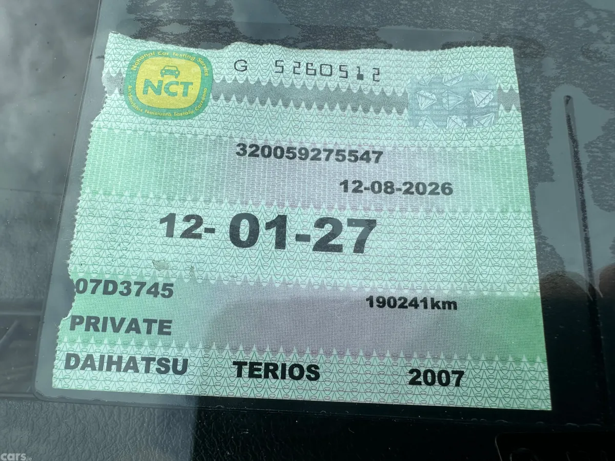 Daihatsu Terios SUV, Petrol, 2007, Red