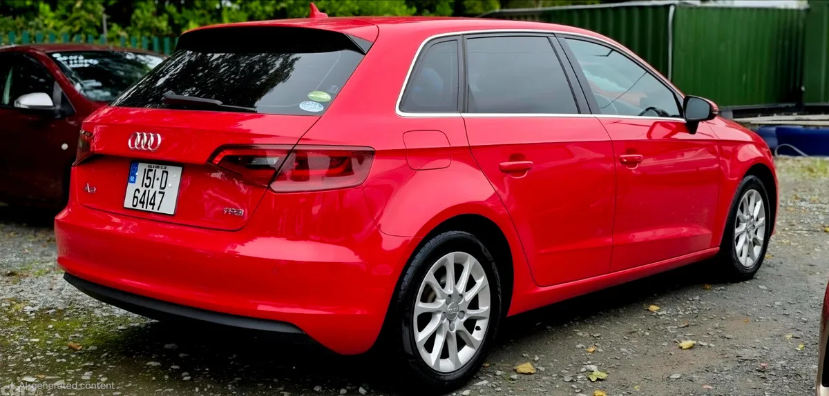Audi A3 Hatchback, Petrol, 2015, Red