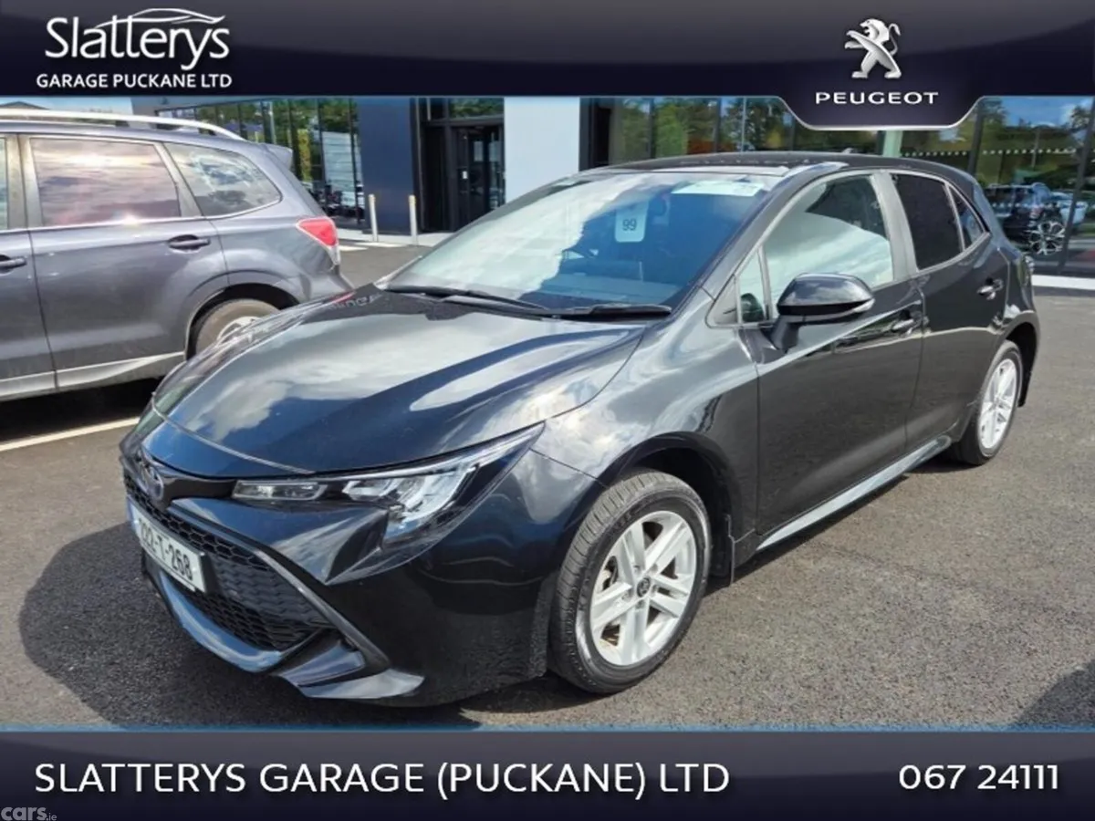 Toyota Corolla Hatchback, Petrol Hybrid, 2022, Black