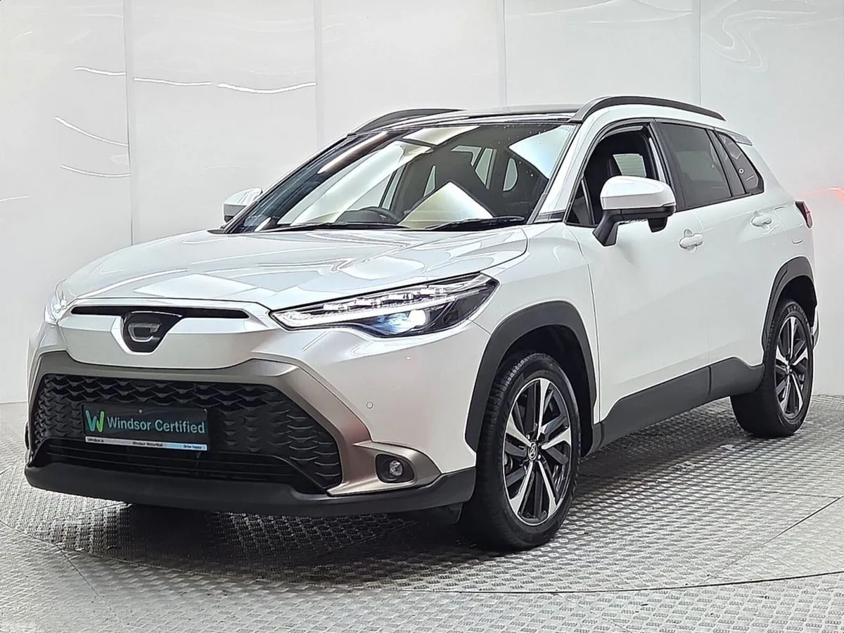Toyota Corolla Cross SUV, Petrol Hybrid, 2024, White