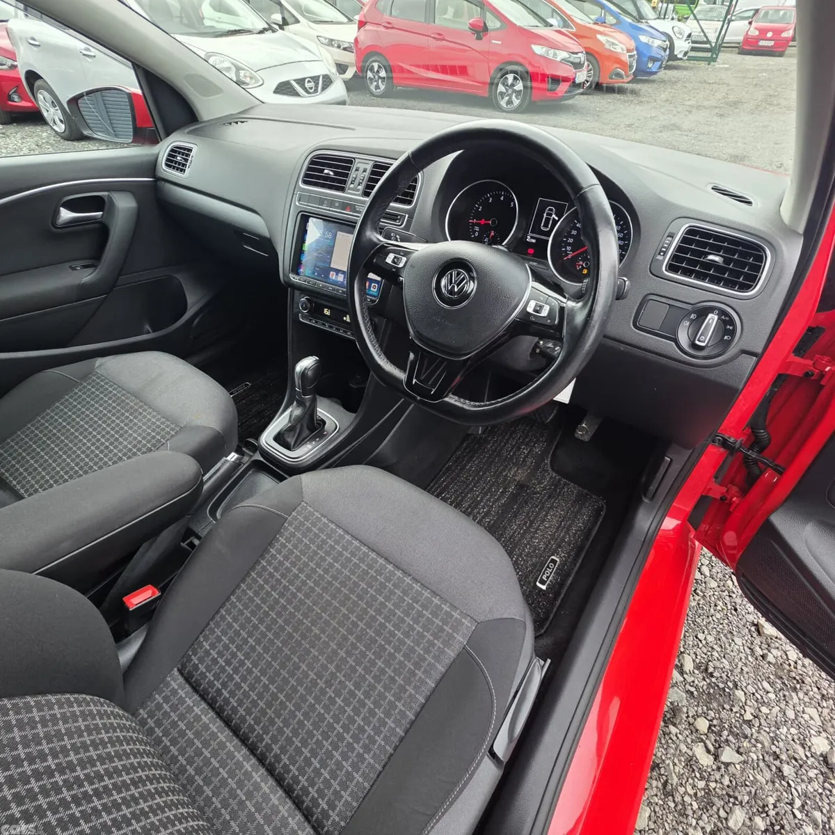 Volkswagen Polo Hatchback, Petrol, 2017, Red