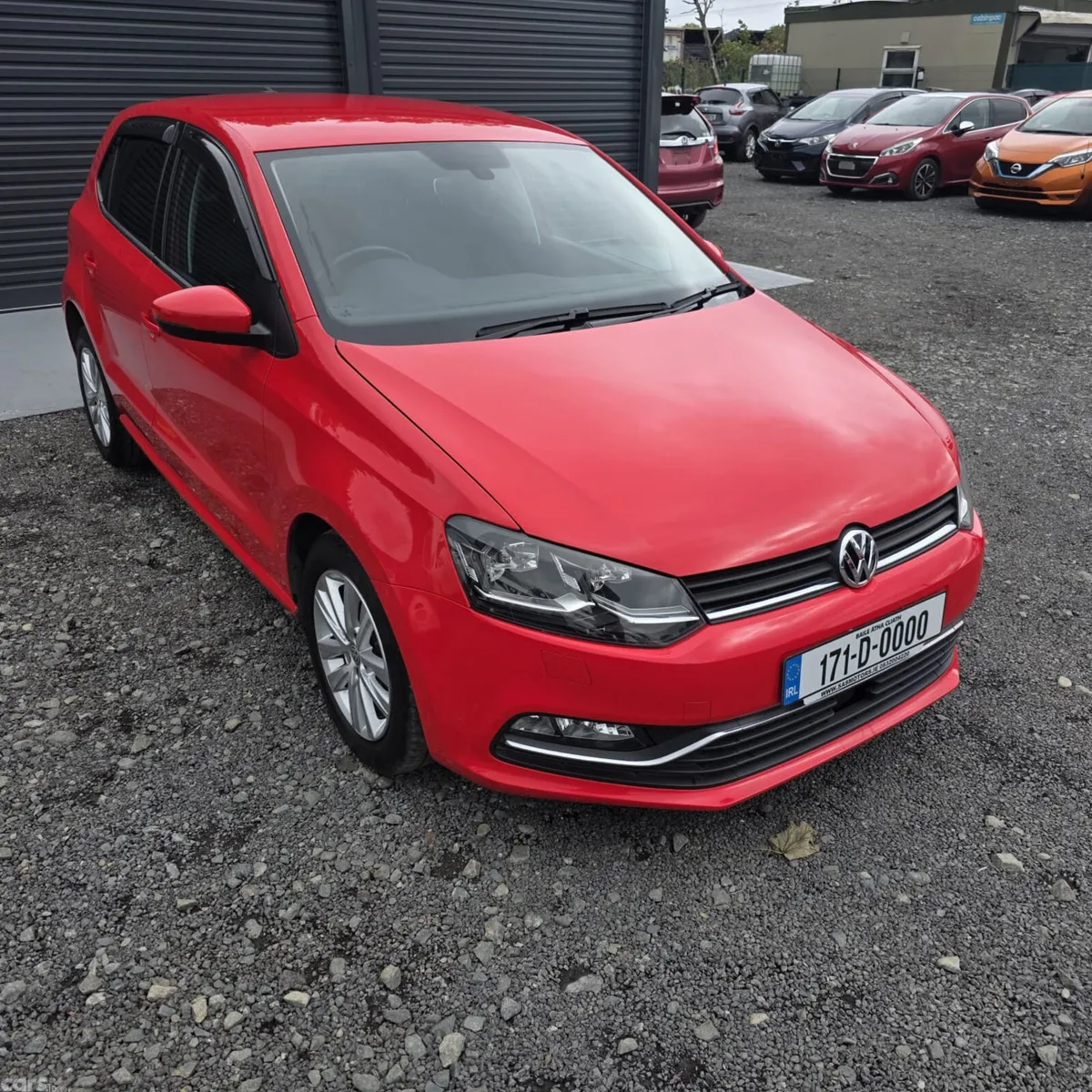 Volkswagen Polo Hatchback, Petrol, 2017, Red
