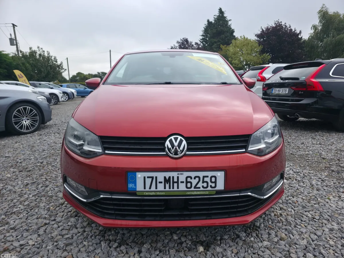 Volkswagen Polo Hatchback, Petrol, 2017, Red