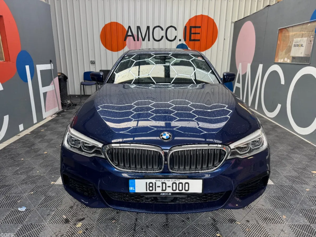 BMW 5-Series Saloon, Petrol, 2018, Blue