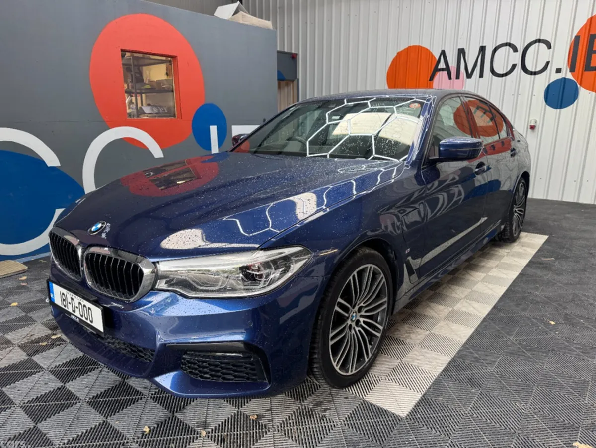 BMW 5-Series Saloon, Petrol, 2018, Blue