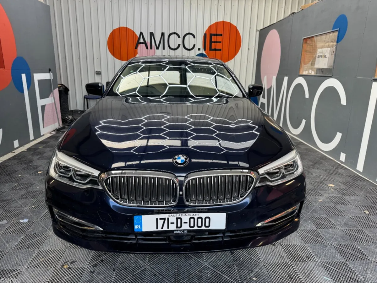 BMW 5-Series Saloon, Petrol, 2017, Blue