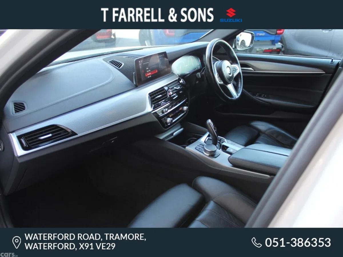 BMW 5-Series Saloon, Petrol Plug-in Hybrid, 2018, White