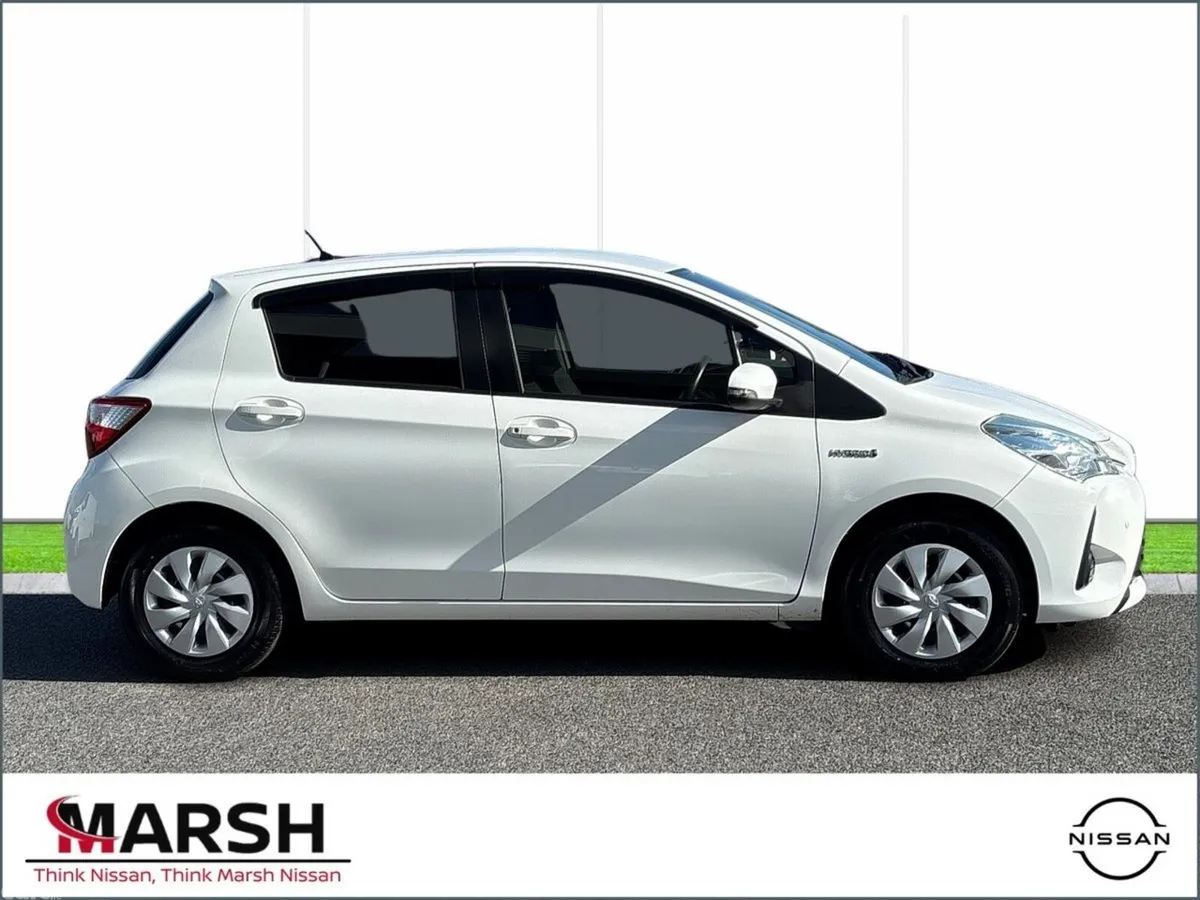 Toyota Vitz Hatchback, Petrol Hybrid, 2019, White