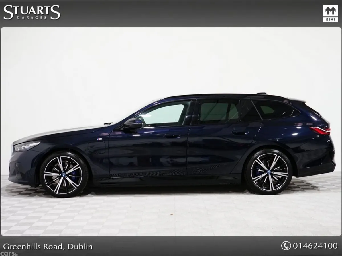 BMW 5-Series Estate, Petrol Plug-in Hybrid, 2025, Black
