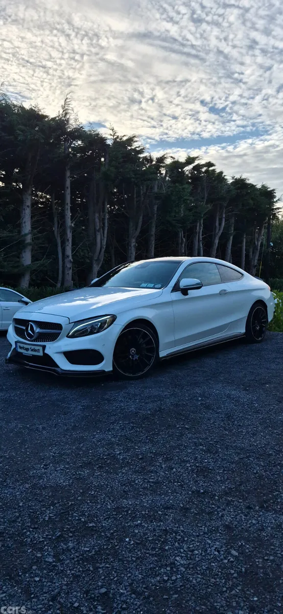 Mercedes-Benz C-Class Coupe, Diesel, 2017, White
