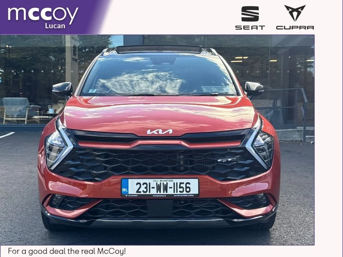 Kia Sportage SUV, Diesel Hybrid, 2023, Orange