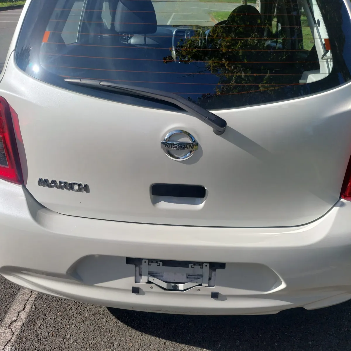 Nissan March Hatchback, Petrol, 2016, White