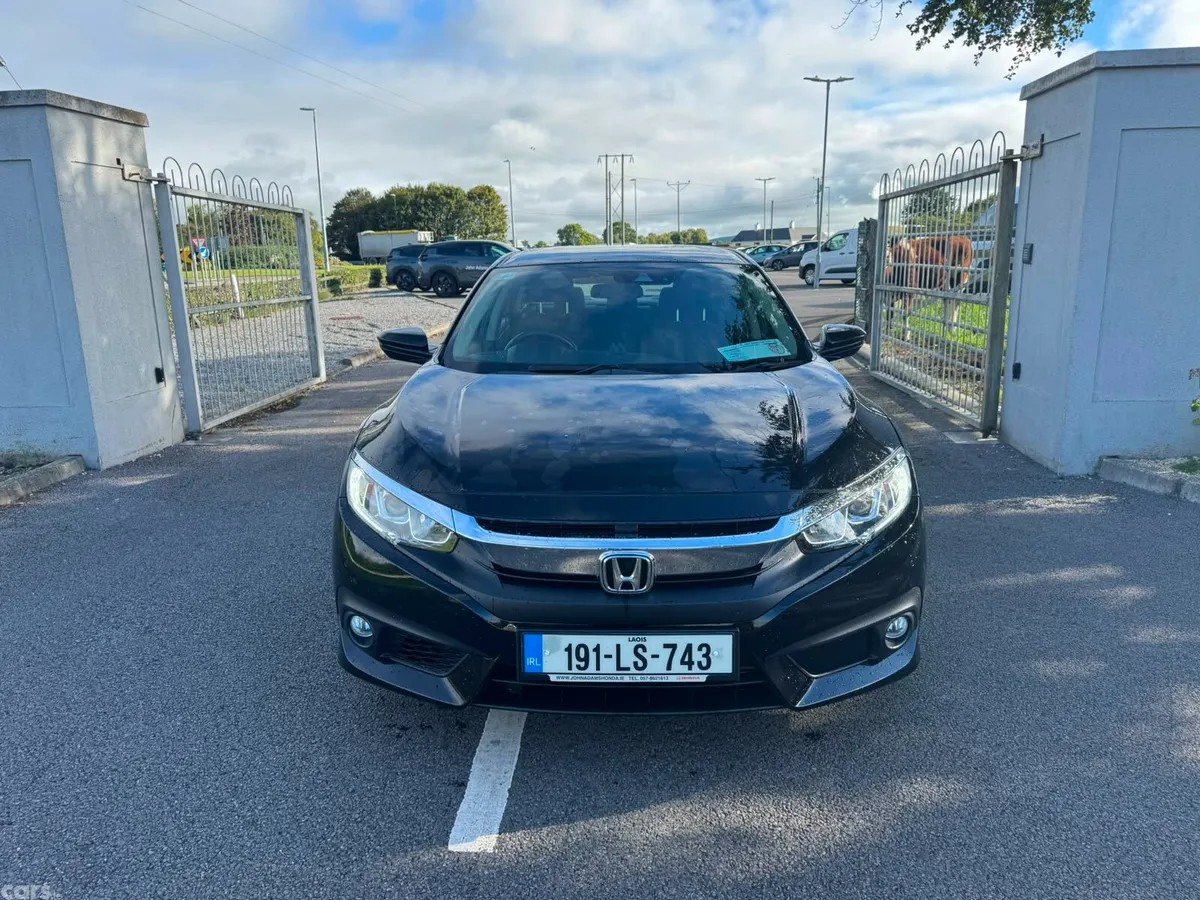 Honda Civic Saloon, Petrol, 2019, Black