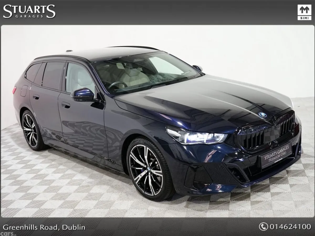 BMW 5-Series Estate, Petrol Plug-in Hybrid, 2025, Black