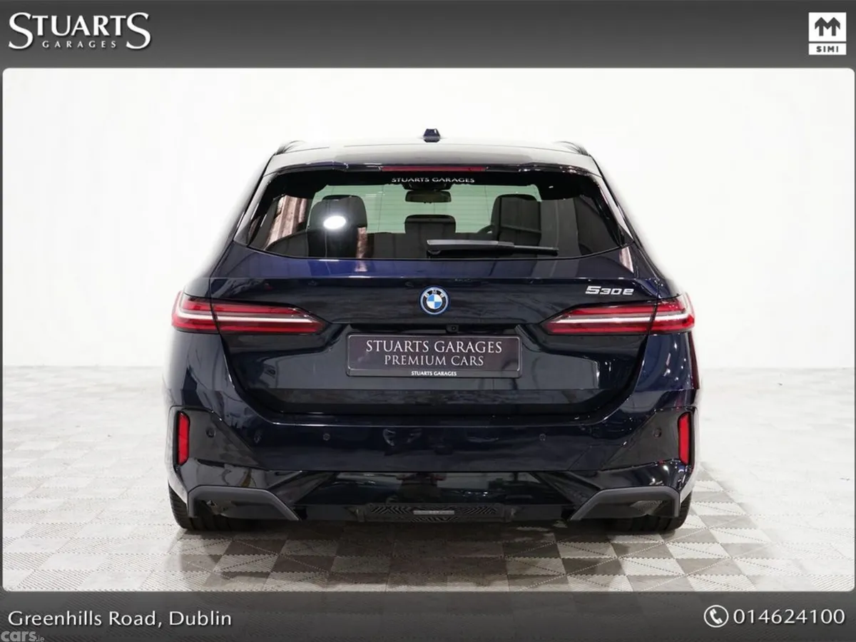 BMW 5-Series Estate, Petrol Plug-in Hybrid, 2025, Black