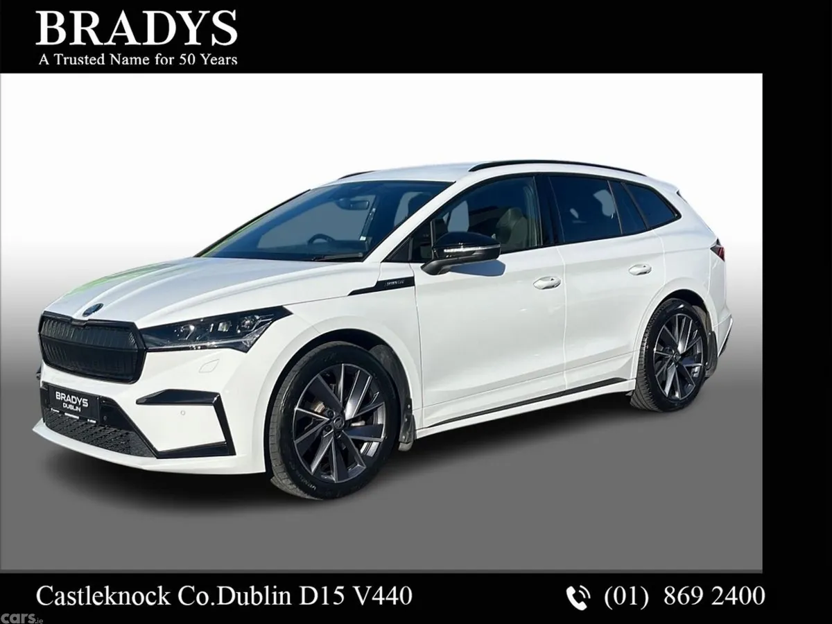 Skoda Enyaq SUV, Electric, 2023, White
