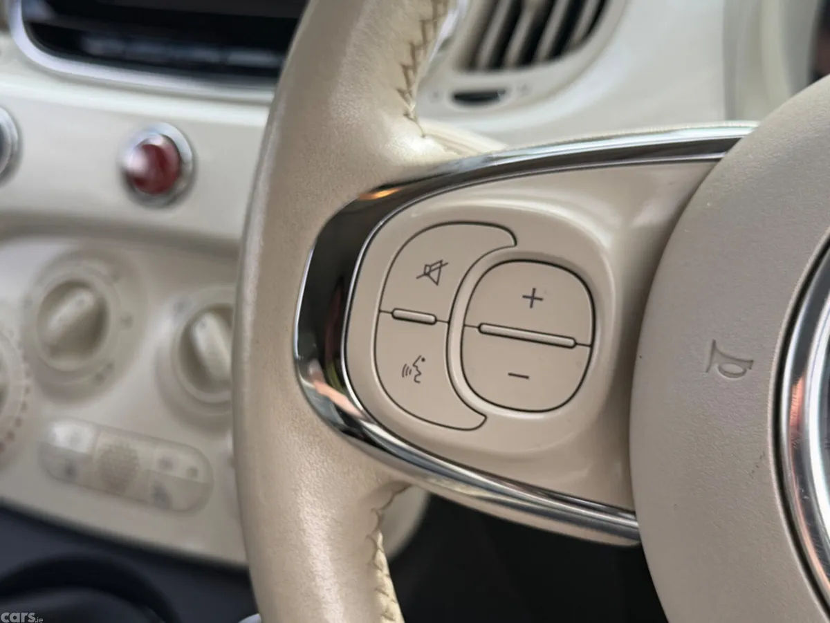 Fiat 500 Convertible, Petrol, 2016, White