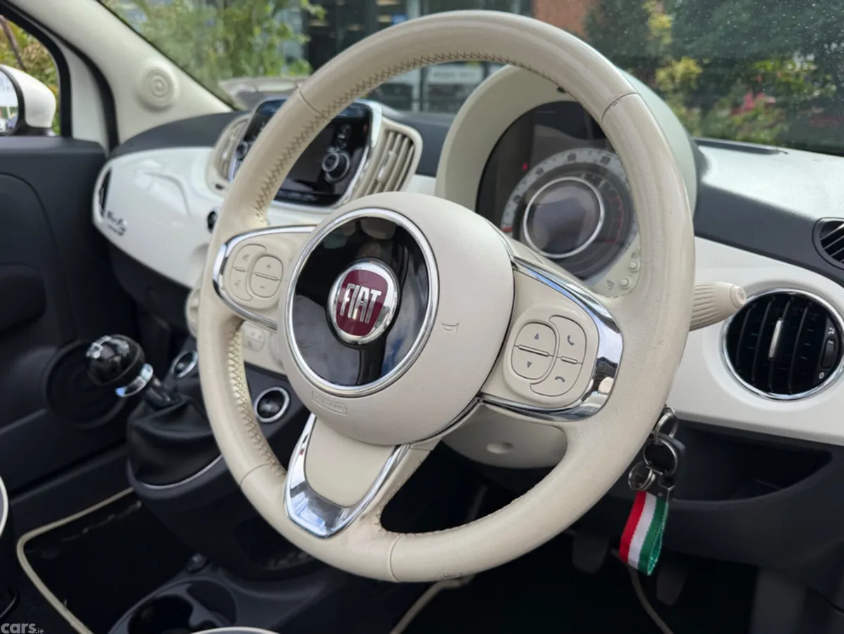 Fiat 500 Convertible, Petrol, 2016, White