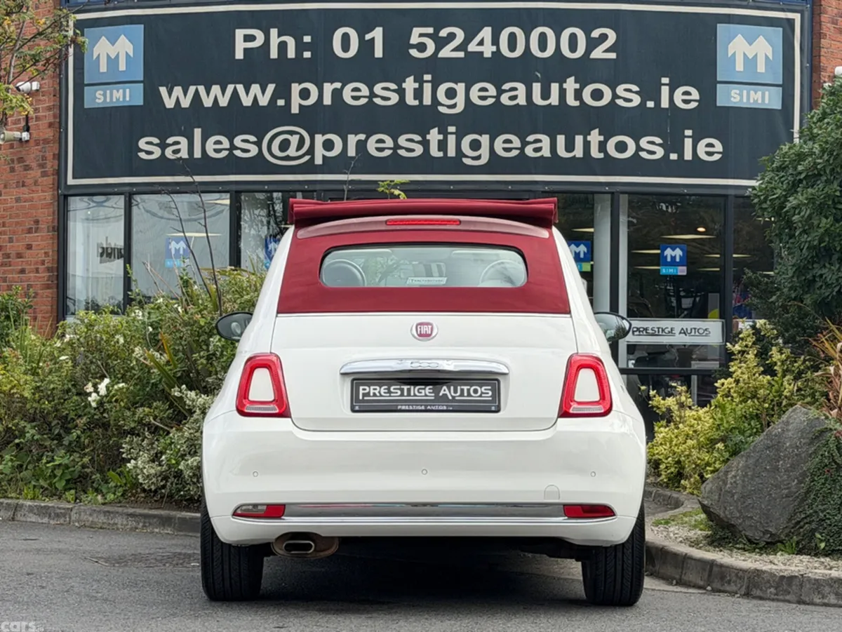 Fiat 500 Convertible, Petrol, 2016, White