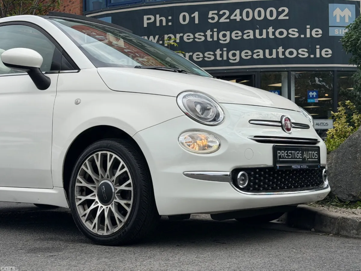 Fiat 500 Convertible, Petrol, 2016, White