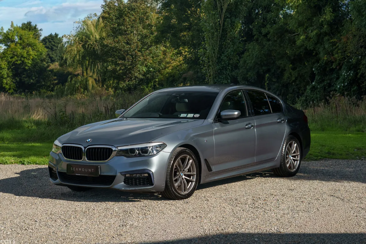 BMW 5-Series Saloon, Petrol, 2018, Grey