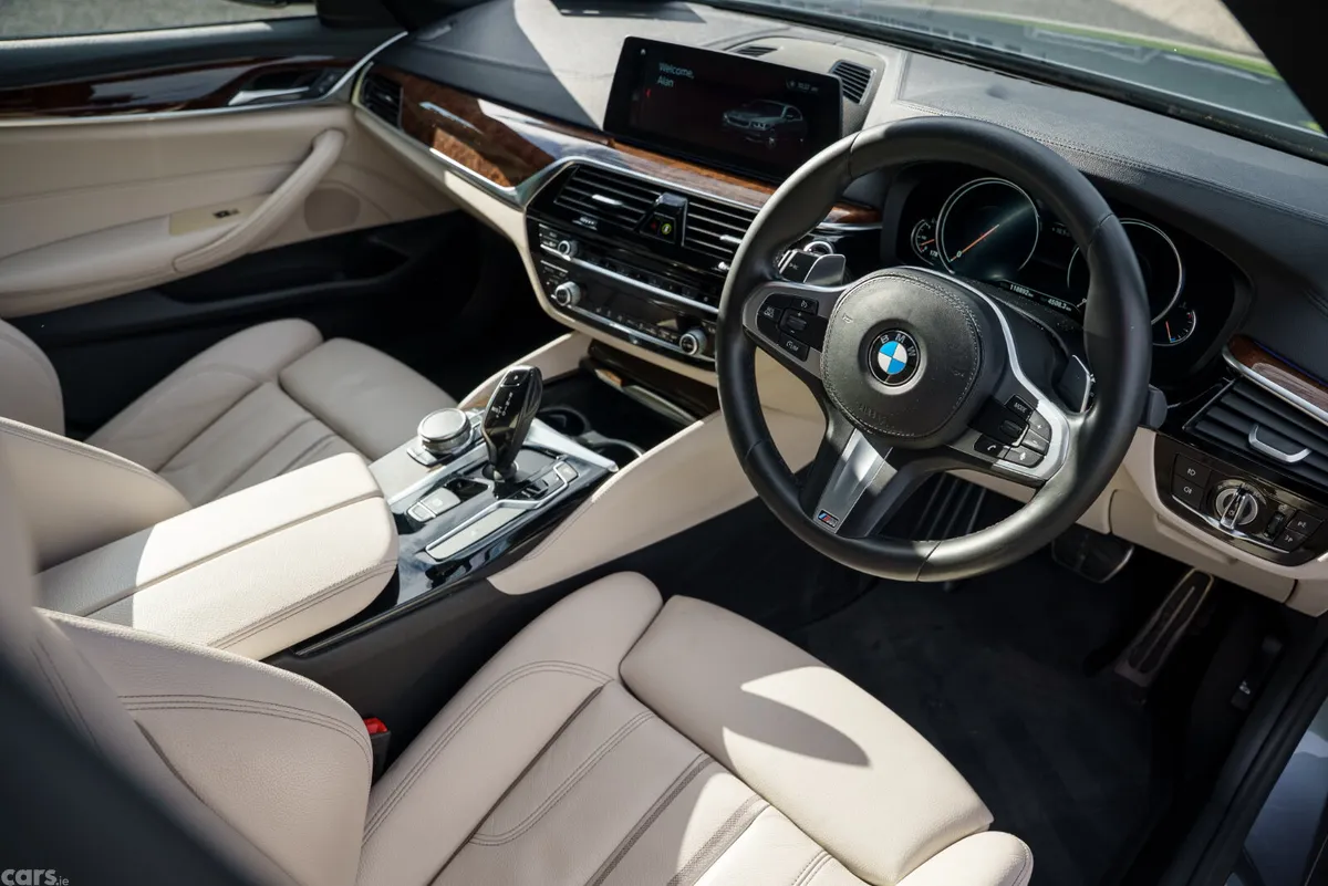 BMW 5-Series Saloon, Petrol, 2018, Grey