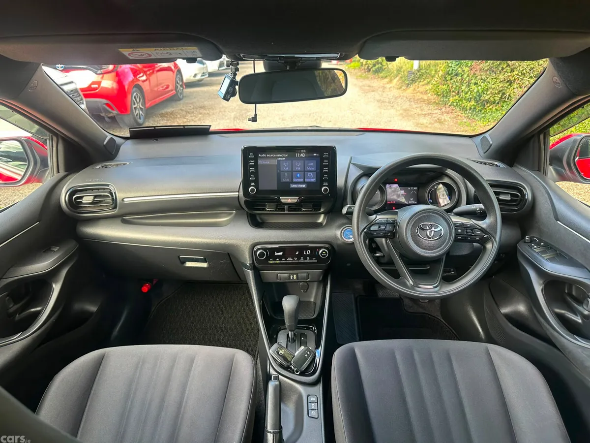 Toyota Yaris Hatchback, Petrol Hybrid, 2022, Red