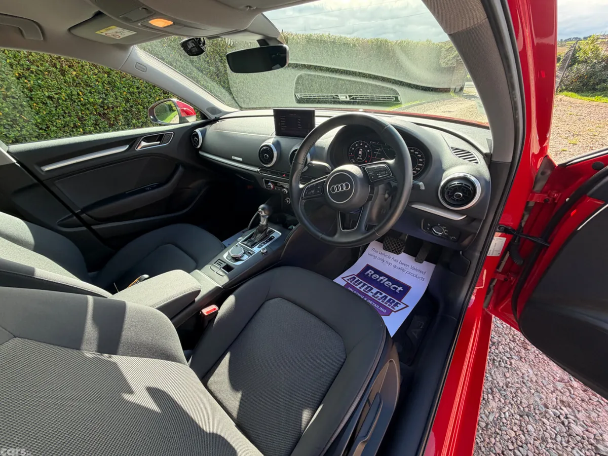 Audi A3 Saloon, Petrol, 2017, Red