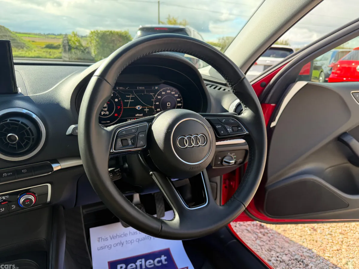 Audi A3 Saloon, Petrol, 2017, Red