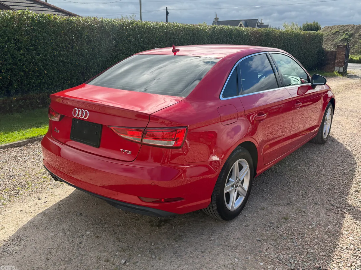 Audi A3 Saloon, Petrol, 2017, Red