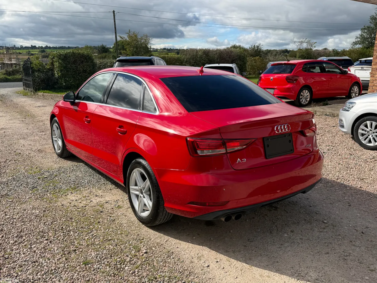 Audi A3 Saloon, Petrol, 2017, Red