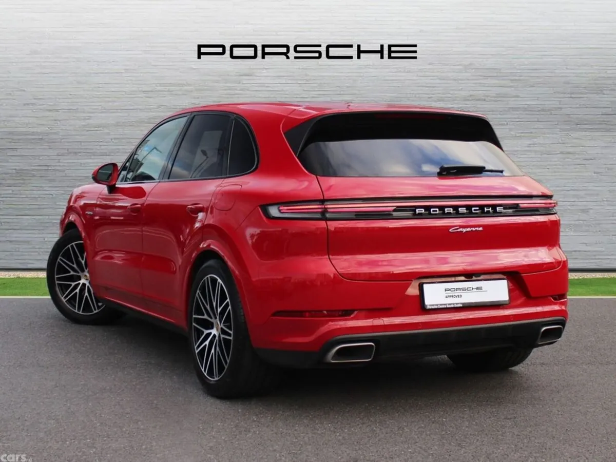 Porsche Cayenne SUV, Petrol Plug-in Hybrid, 2024, Red
