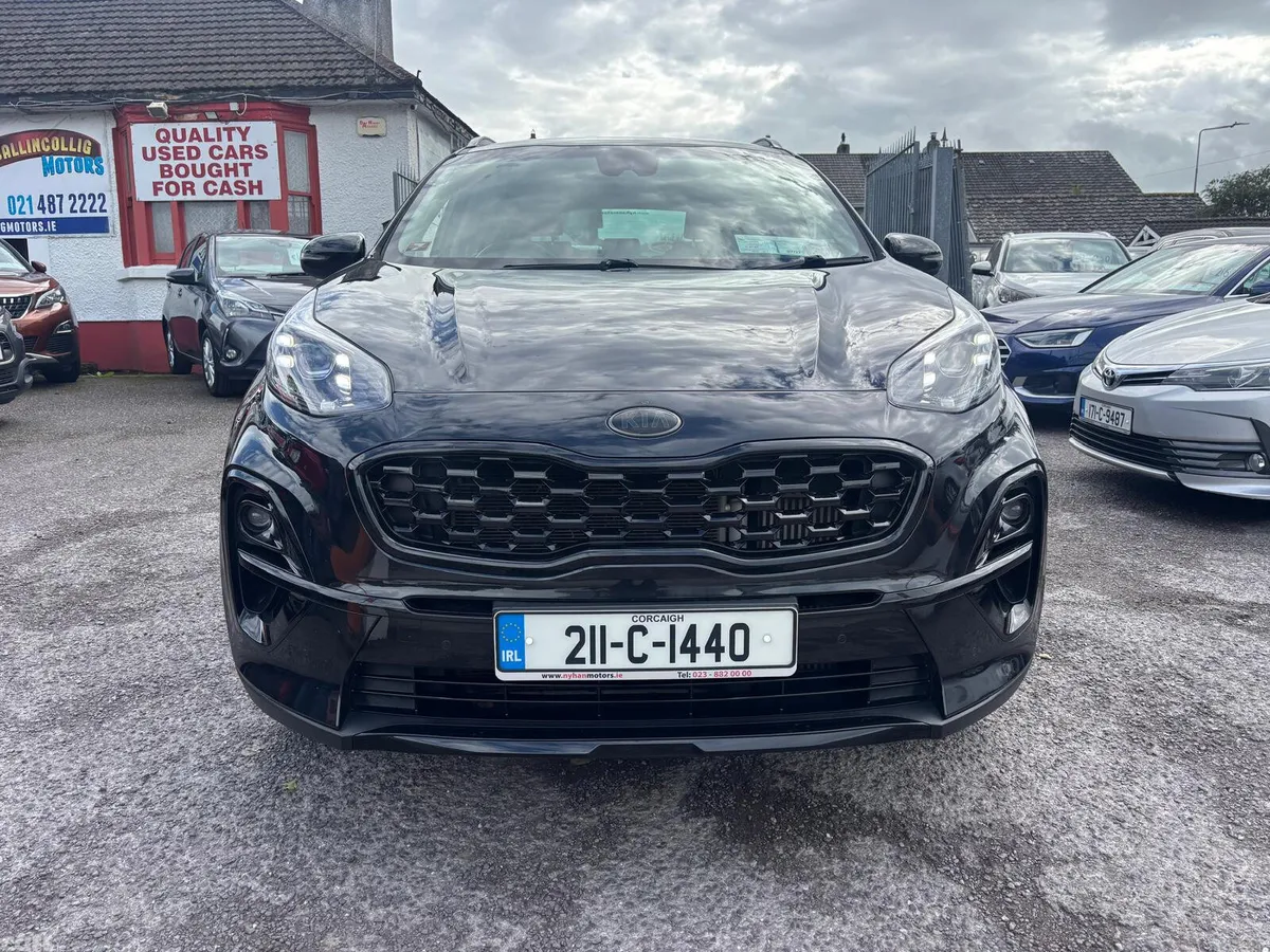 Kia Sportage SUV, Diesel Hybrid, 2021, Black