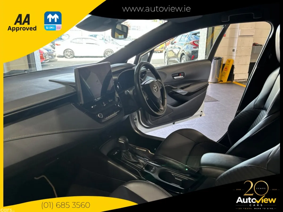 Toyota Corolla Saloon, Petrol Hybrid, 2023, White