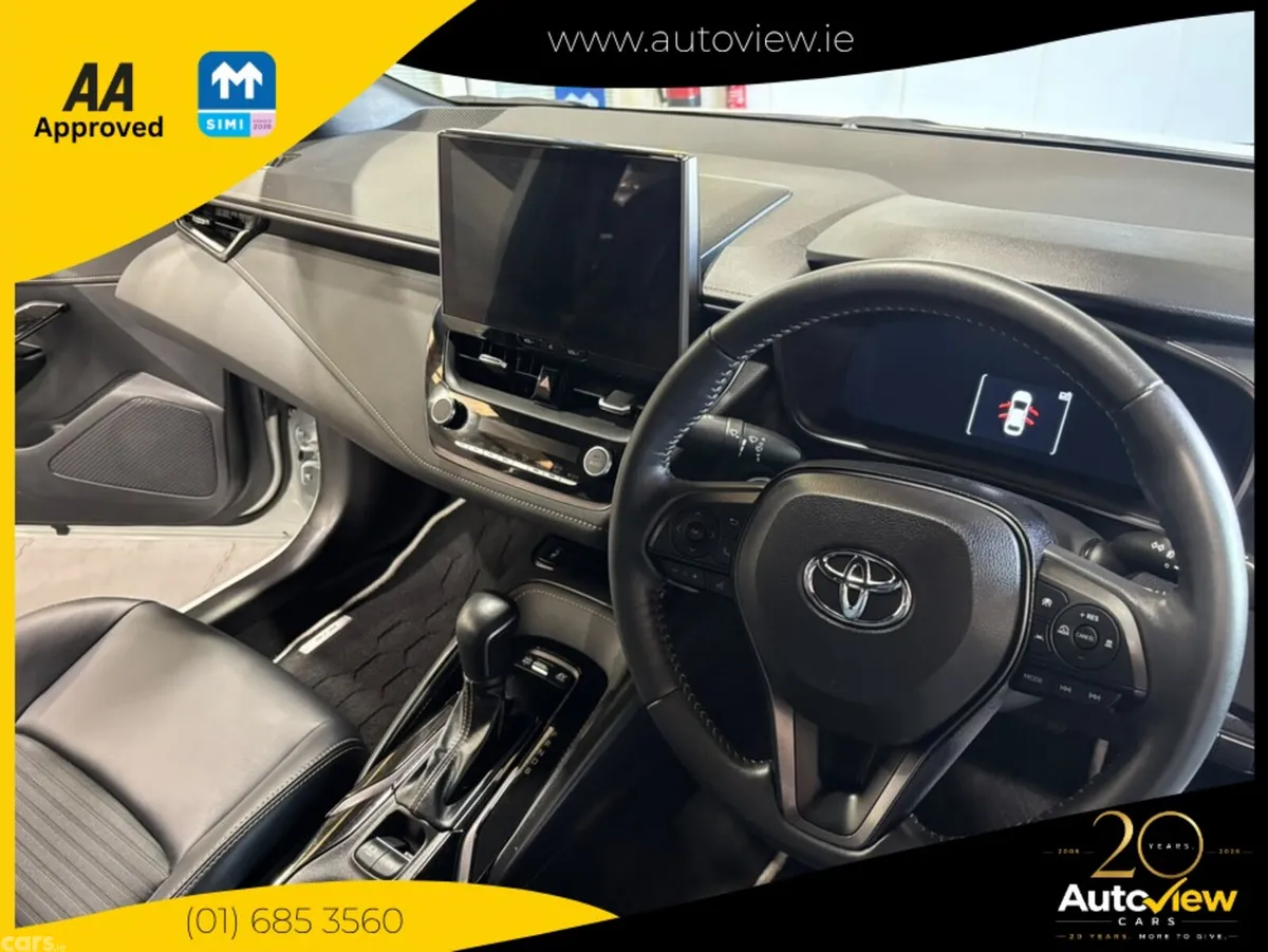 Toyota Corolla Saloon, Petrol Hybrid, 2023, White